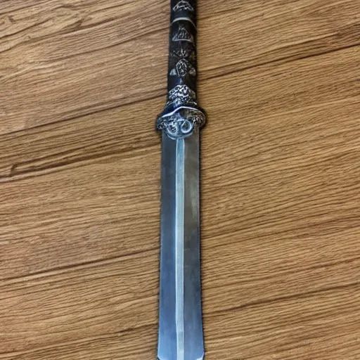 Image similar to silver sword