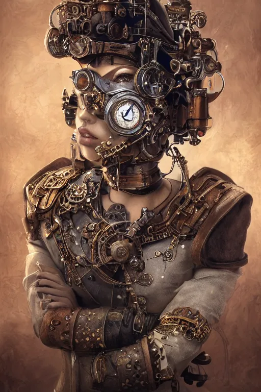 Prompt: anthropomorphic hamster steampunk half - cyborg, fantasy, intricate, elegant, highly detailed, digital painting, artstation, concept art, smooth, sharp focus, contemporary fashion shoot, by edward robert hughes, annie leibovitz and steve mccurry, david lazar, jimmy nelsson, extremely detailed, hyperrealistic, perfect face, octane render