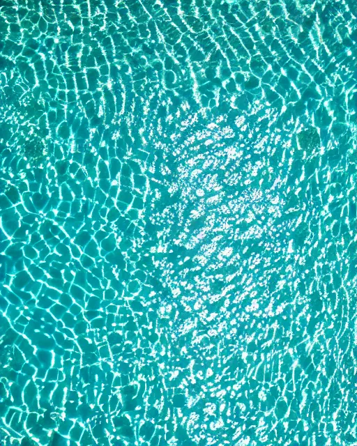 Prompt: a top down view of a pool