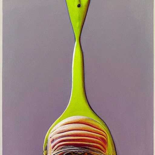 Image similar to alien by wayne thiebaud