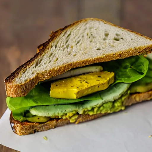 Image similar to sandwich with avocado and rosted tofu