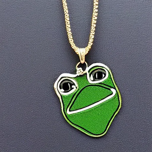 Image similar to pre - columbian pepe the frog jewelry