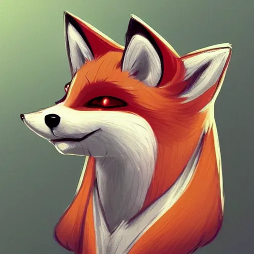 Image similar to Cute fox character, furry fandom, digital art, furaffinity, trending on twitter