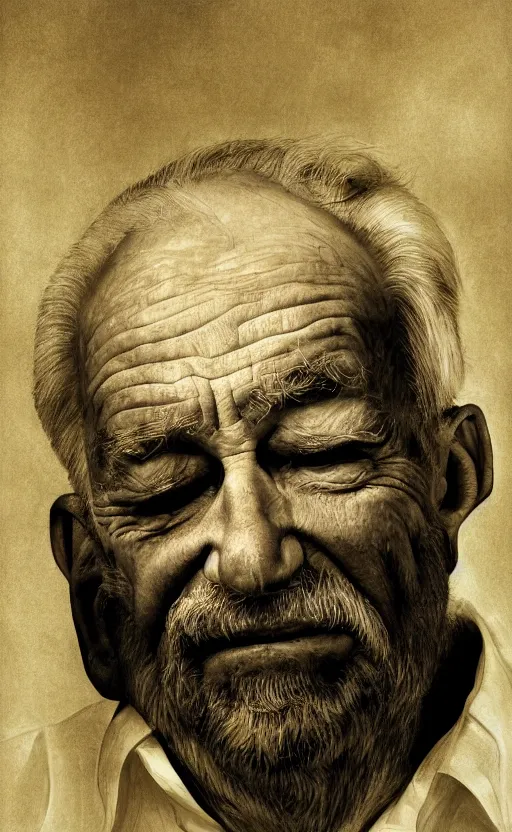 Image similar to old man doing hard work, do what we can, then leave it to god, non - fiction, elegant, highly detailed, digital painting, 8 k uhd, highly consistent object, intricate, sharp focus, illustration, art by robin eley, paul lung, samuel silva