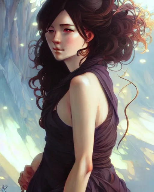 Prompt: beautiful woman, portrait, anime!!, fantasy, ultra detailed, elegant, intricate, dynamic lighting, hyperrealism, digital art, digital painting, artstation, wlop, sharp focus, illustration, art by artgerm and greg rutkowski and alphonse mucha, 8 k