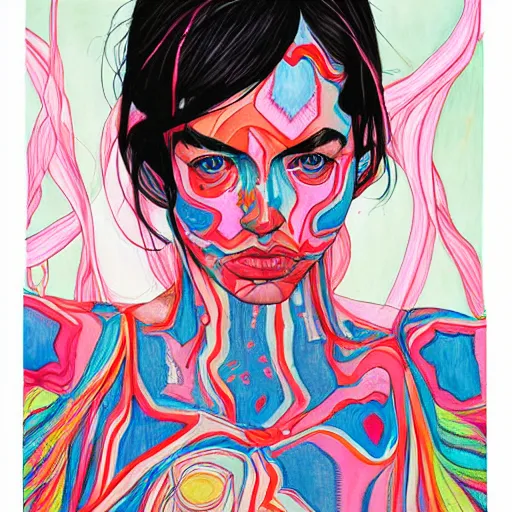 Image similar to artwork woman by Martine Johanna