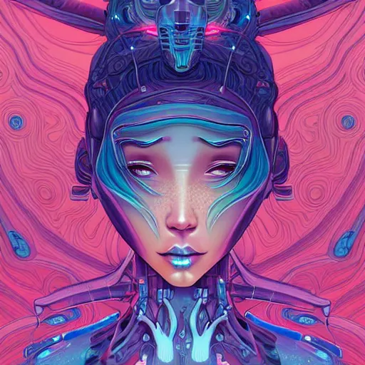 Prompt: ethereal cybernetic alien princess in the mountains, extremely detailed, sharp focus, wide view, full body shot, smooth, digital illustration, by james jean, by rossdraws, frank franzzeta, sakimichan