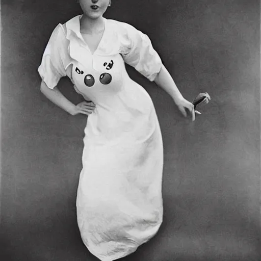 Prompt: elegant woman dressed up as pikachu, art photo by Frantisek Drtikol