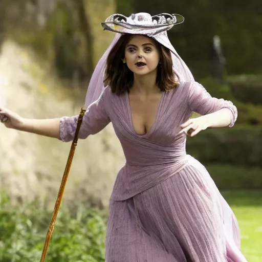 Image similar to jenna coleman as a good witch