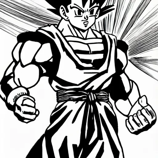 Image similar to HD manga drawing of Xavi Hernandez in dragon ball by Akira Toriyama