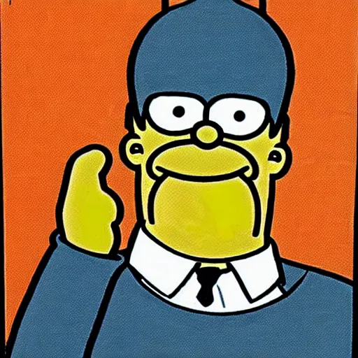 Image similar to homer simpson italian futurism