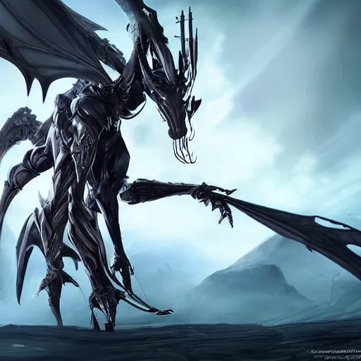 Image similar to beautiful and stunning giant valkyr female warframe, as an anthropomorphic dragon, doing an elegant pose over you, a giant warframe dragon paw looms over your pov, unaware of your existence, slick elegant design, sharp claws, detailed shot legs-up, highly detailed art, epic cinematic shot, realistic, professional digital art, high end digital art, furry art, DeviantArt, artstation, Furaffinity, 8k HD render, epic lighting, depth of field