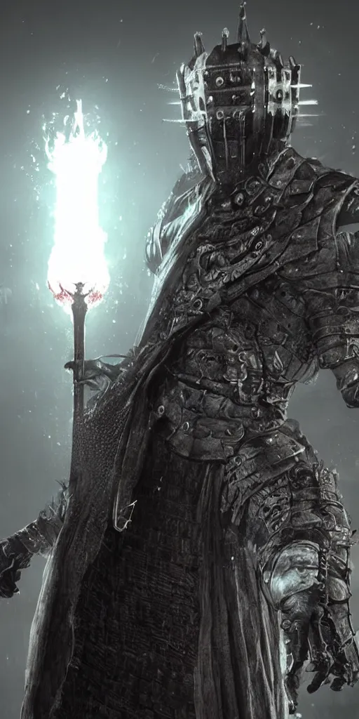 Image similar to The time lord dark souls boss