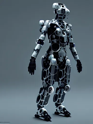 Image similar to cybernetic warrior exoskeleton 4 k, quixel megascans, photorealism, cgi, digital concept art, redshift render, cinematic, filmic