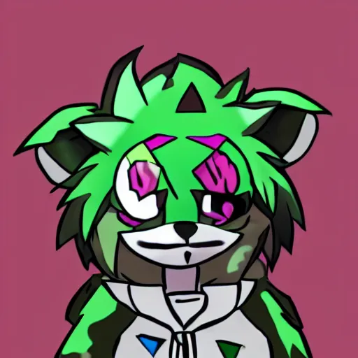 Image similar to vinny vinesauce as a furry fursona, trending on furaffinity