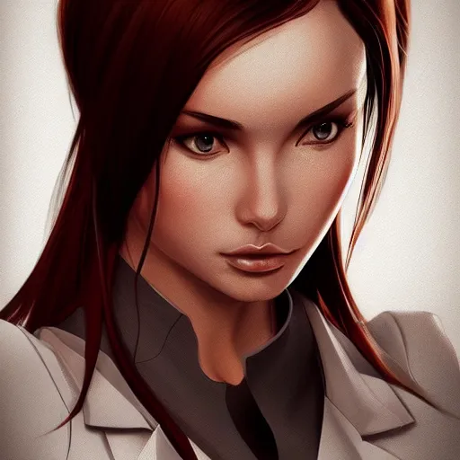 Image similar to a surgeon by artgerm, digital art, unreal engine 5, trending on artstation, deviantart, pinterest, rule of thirds, 4 k uhd image