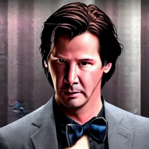 Prompt: Keanu reeves as eleventh doctor who