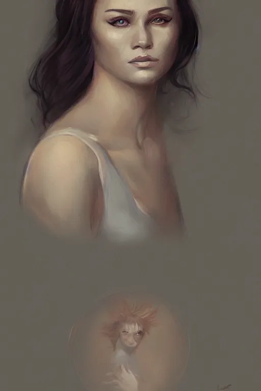 Image similar to Portrait of Dora by Charlie Bowater