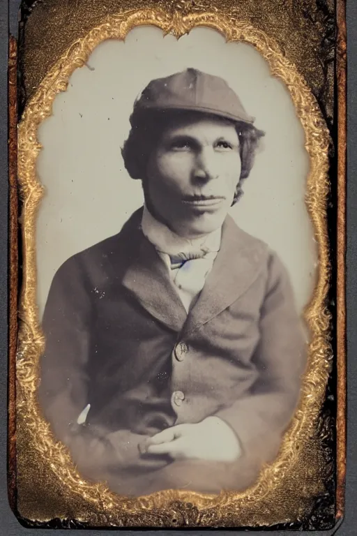 Prompt: a tintype photo of a muppet