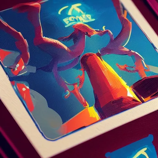 Image similar to detailed illustration of a poker card game by alena aenami and annato finnstark