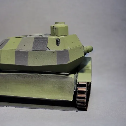 Image similar to book in the shape of a tank, photo