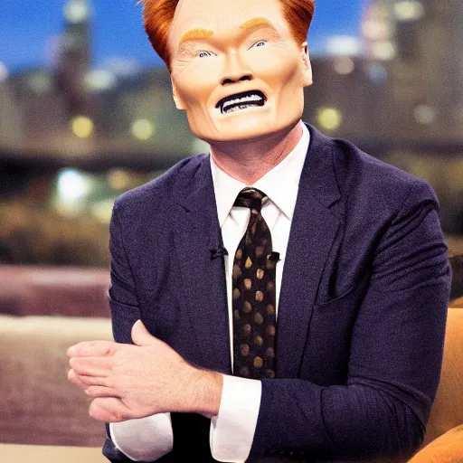 Prompt: Conan O\'Brien needs a friend