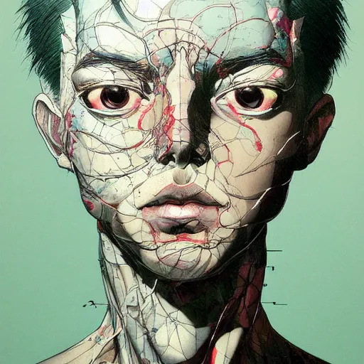 Image similar to citizen portrait soft light painted by james jean and katsuhiro otomo and erik jones, inspired by akira anime, smooth face feature, intricate oil painting, high detail illustration, sharp high detail, manga and anime 1 9 9 9