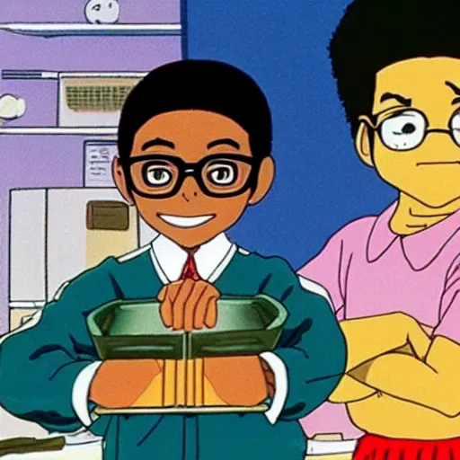 Image similar to urkel in a studio ghibli film