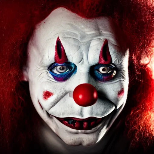 Image similar to A photograph of a nice clown that does not want to eat my soul, studio quality, studio lighting,