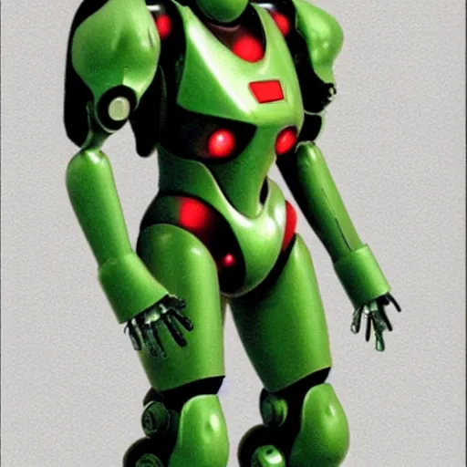 Prompt: Robot Suit, Samus Aran, Metroid