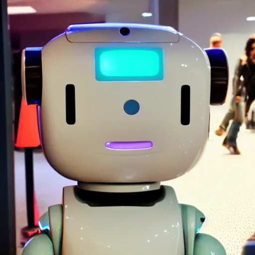 Image similar to <photo attention-grabbing robot-traits='friendly happy' robot-desires='hug'>Cute Robot has urgent message for you</photo>
