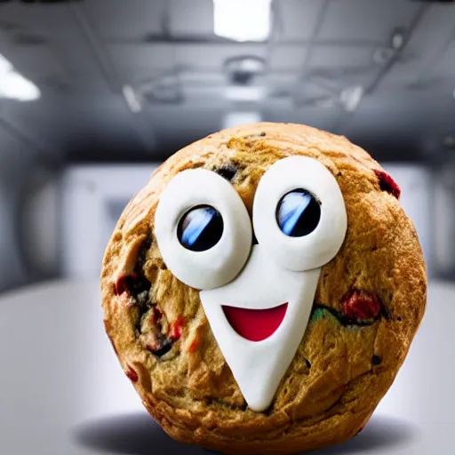 Image similar to photo of elon musk in a muffin costume, highly detailed, extremely high quality, hd, 4 k, 8 k, professional photographer, 4 0 mp, lifelike, top - rated, award winning, cinematic, realistic, detailed lighting, detailed shadows, sharp, no blur, edited, corrected, trending