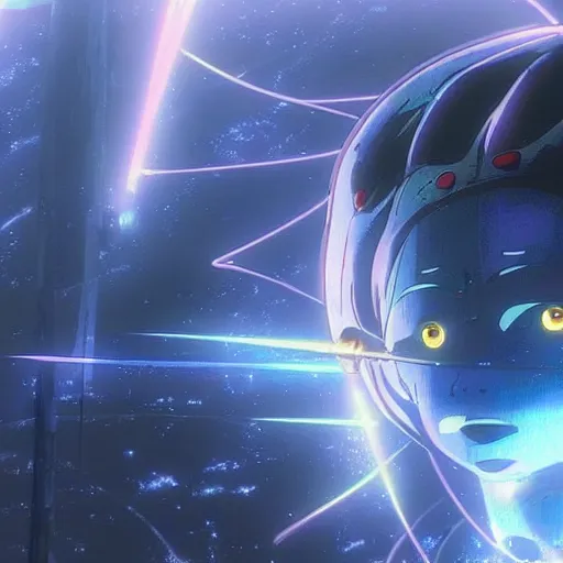 Image similar to still from an anime sci-fi movie by Studio Ghibli, high quality, 4k