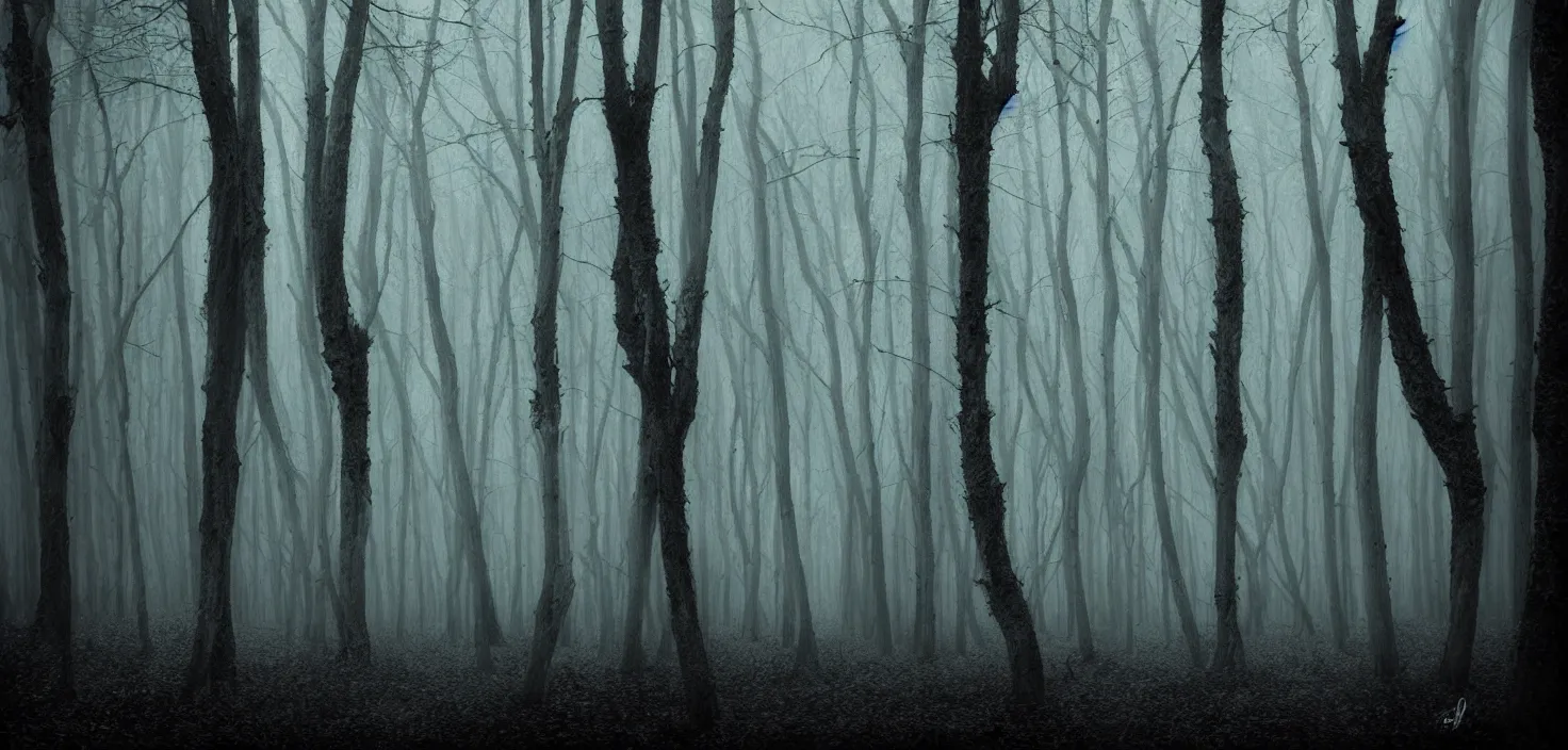 Prompt: dark forest by bleda elsa