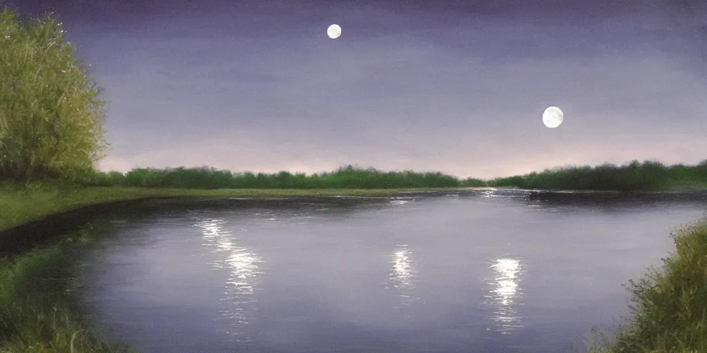 Image similar to moon river