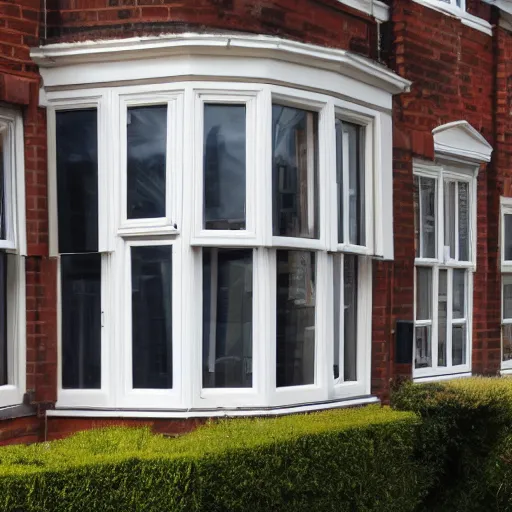 Prompt: many builders trying to open the same sash window