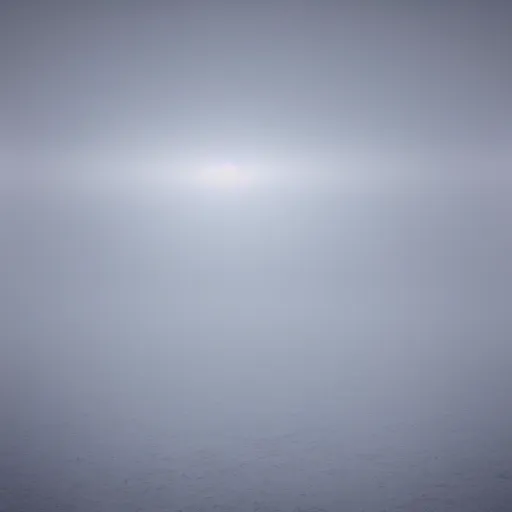 Prompt: a blurry aura glowing in a white mist, minimal