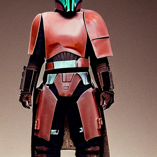 Prompt: The yeezy mandalorian designed by Kanye West