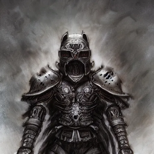 Prompt: berserk skullknight black armor, anthropomorphic shiba inu, shiba inu face, stuning 3 d render, masterpiece, glowing black aura, foggy dark graveyard, by donato giancola and greg rutkowski and wayne barlow and zdzisław beksinski, realistic face