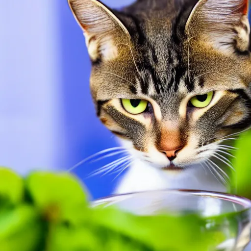 Image similar to a cat drinking wine, stock photo