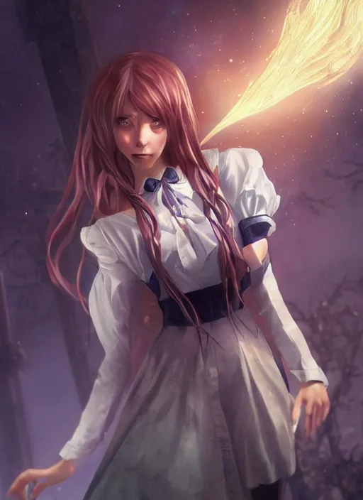 Prompt: detailed still of holo from spice and wolf in bioshock infinite, wolfgirl, digital art, by charlie bowater, by magali villeneuve, gorgeous lighting, unreal engine, movie composition