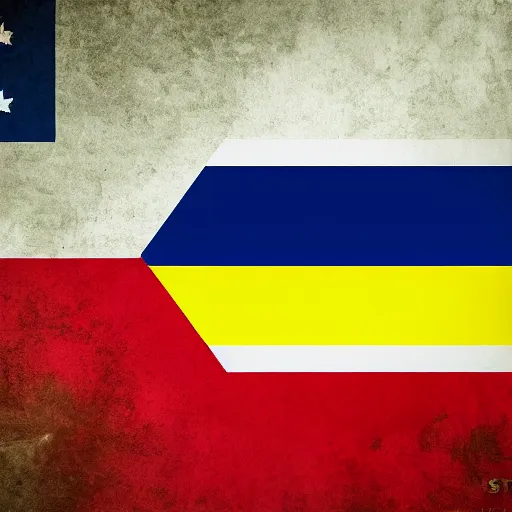 Prompt: usa and ukraine flag mixed together, 8 k, high definition, highly detailed, photo - realistic