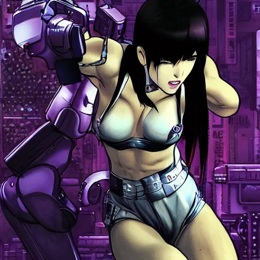 Image similar to tifa lockheart in ghost in the shell!! by masamune shirow