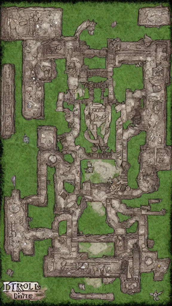 Image similar to dnd roll20 fantasy inside of a castle battle map, rpg, tabletop role playing game, d&d, trending on artstation