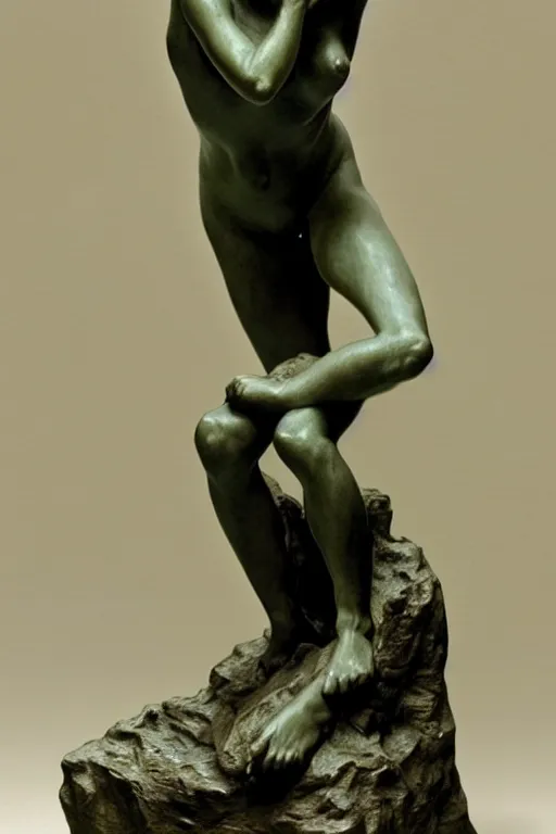 Prompt: sculpture of the Beauty of the life by camille Claudel, by Francisco brennand