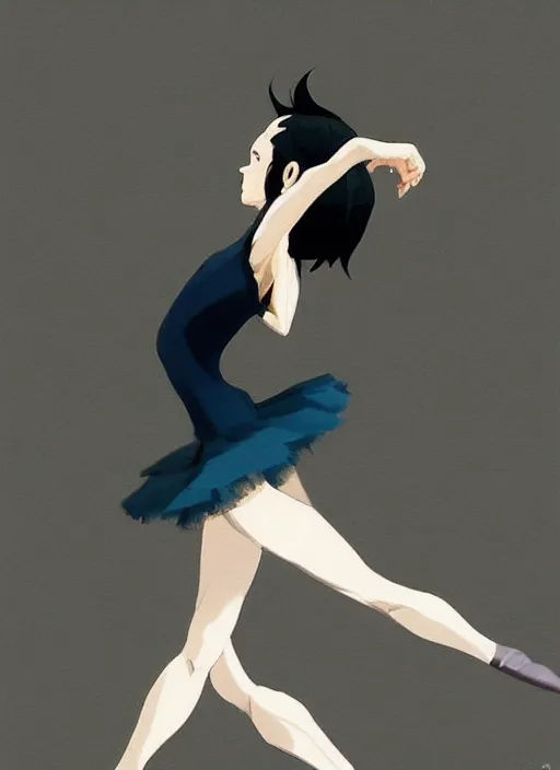 Prompt: ballerina, artwork made by makoto shinkai, inspired in hirohiko araki, clean details, light color palette, anatomically proportional, hd