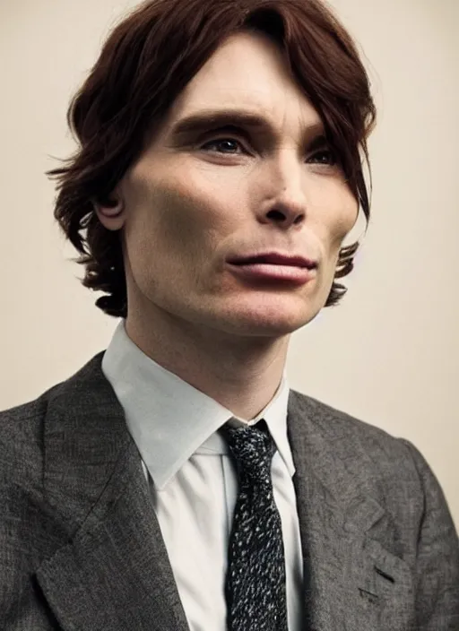 Image similar to photograph of a combination of cillian murphy and christina hendricks