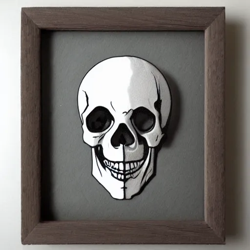 Image similar to skull made from 💀