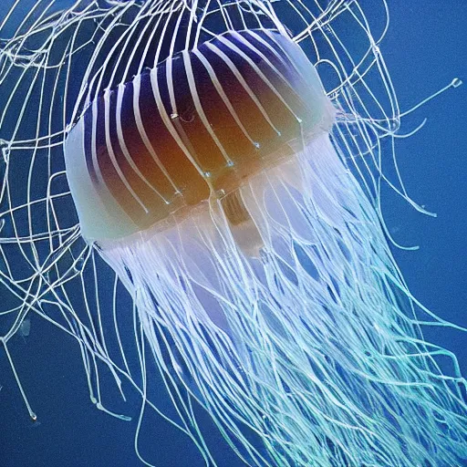 Image similar to An angel jellyfish