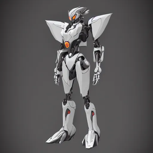 Image similar to concept artod a mecha armor suit based off of a cat render ultra unreal engine 5